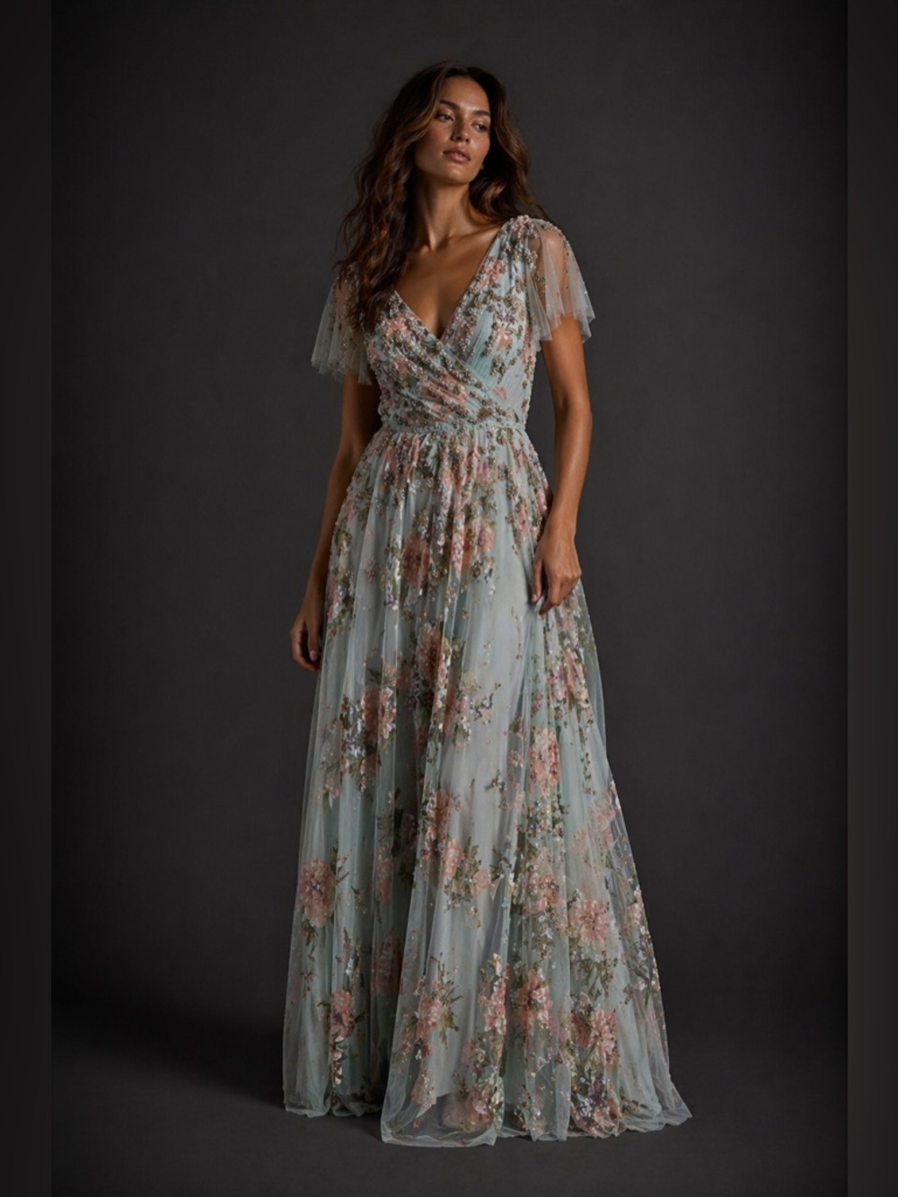 Function & Fringe Edit | Mac Duggal Beaded Tulle Dress Occasion